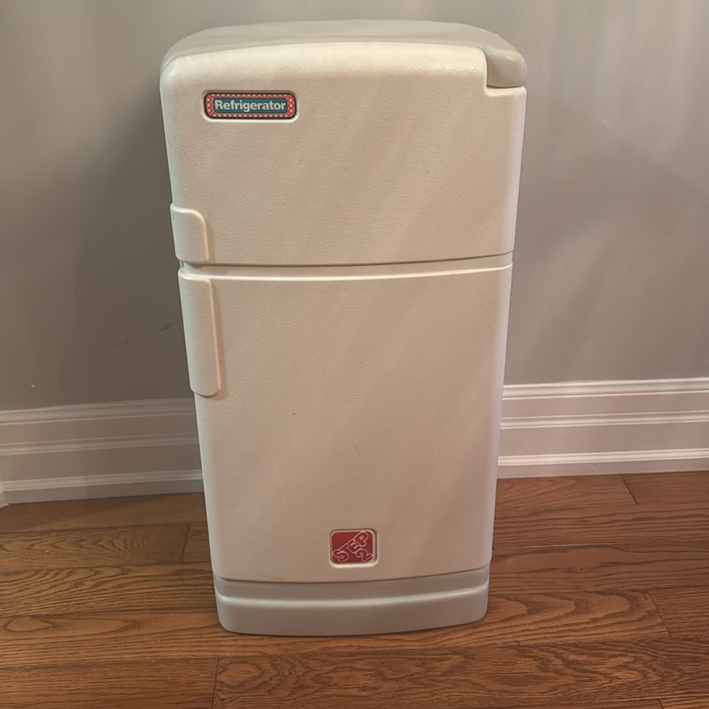 Vintage Step 2 Two Step2 Fridge Refrigerator Pretend Play Kitchen Child Size